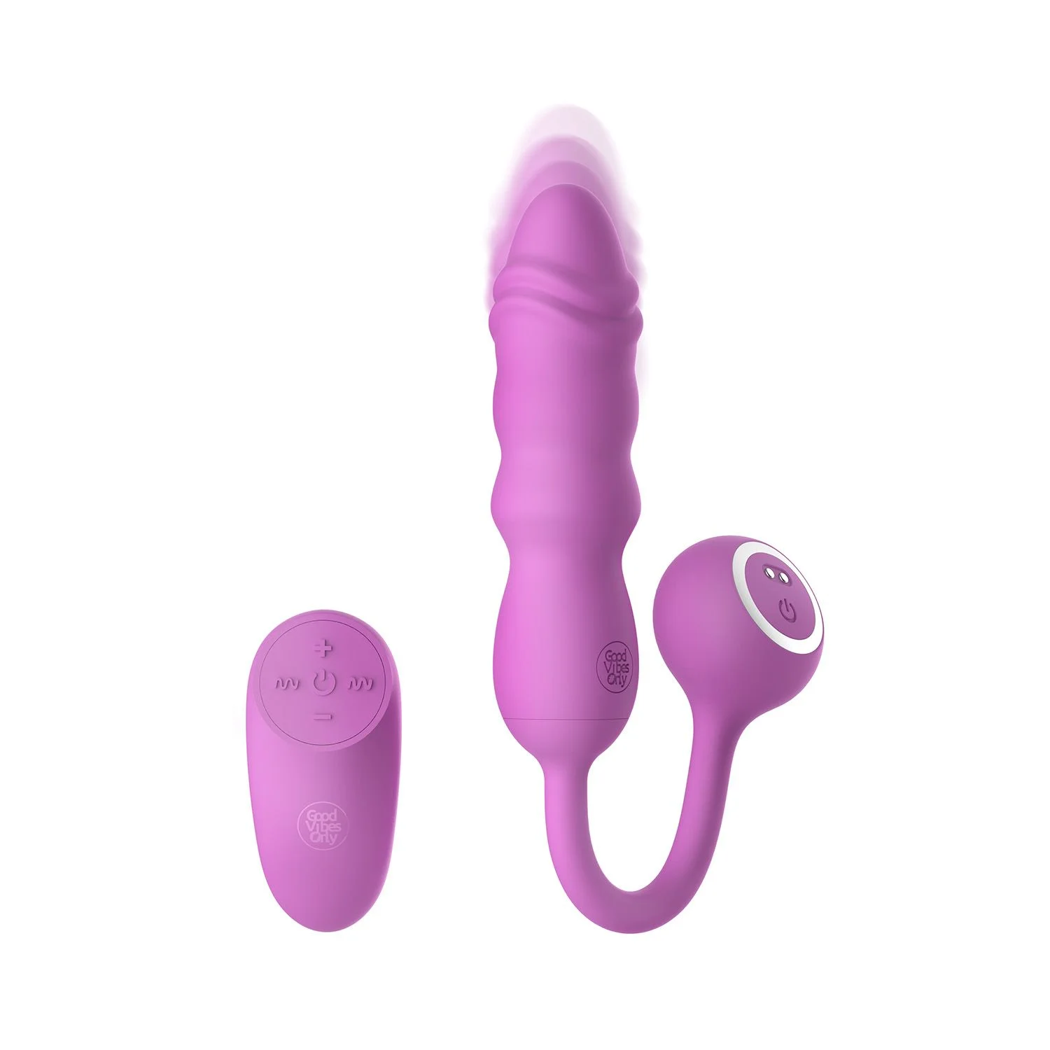 Good Vibes Only - Thrusting Bullet Remote - Roze