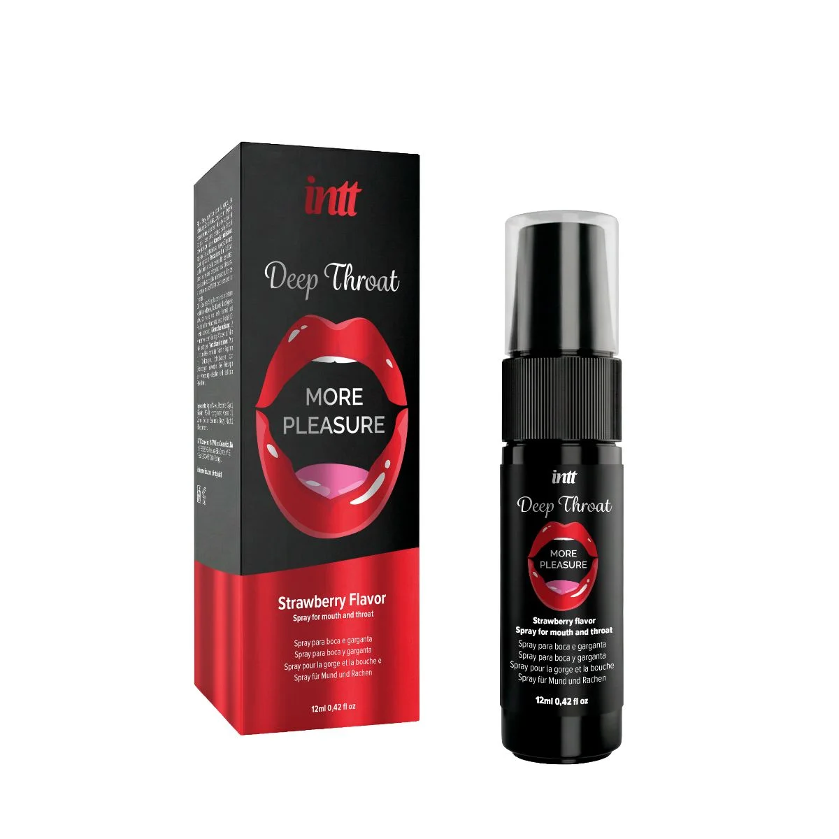 INTT - Spray Deep Throat Strawberry - 12 ml