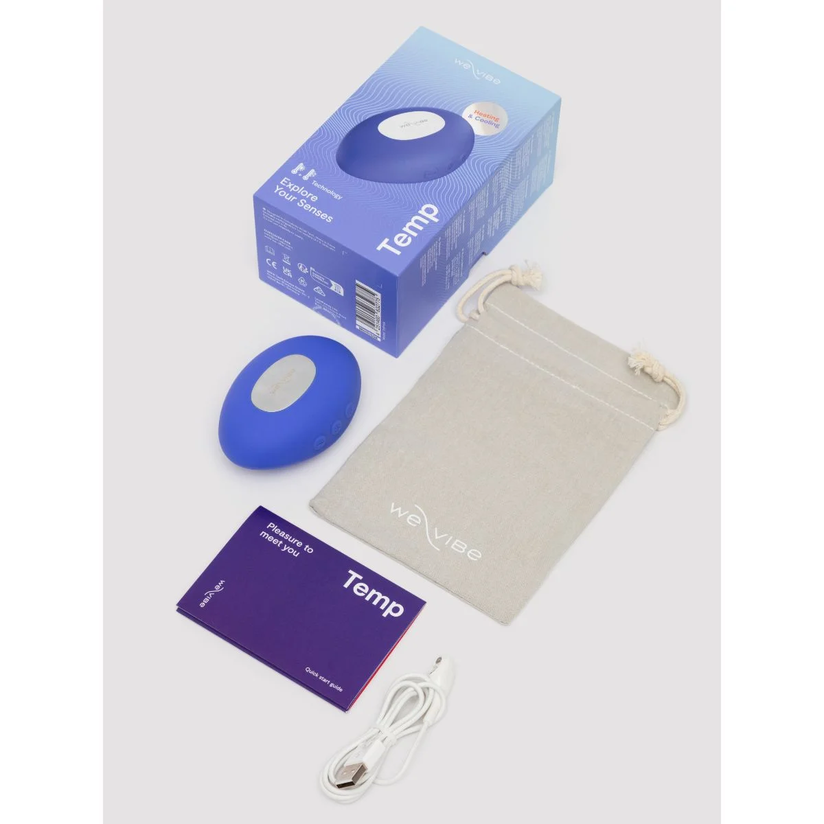 We-Vibe - Temp Lay-On Vibrator - Lavender Blue