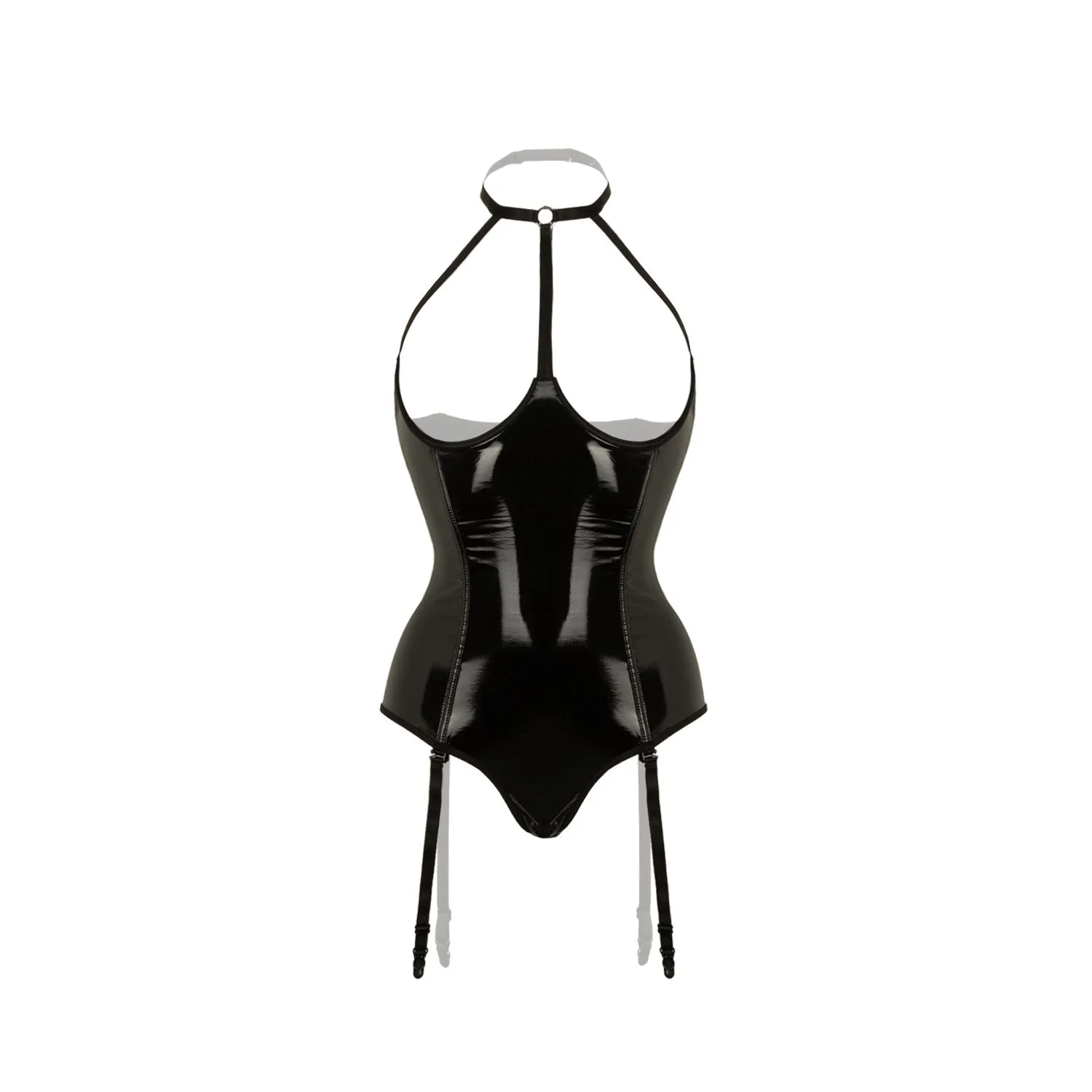 Christine - Body Met Open Cups Dark Desire - zwart