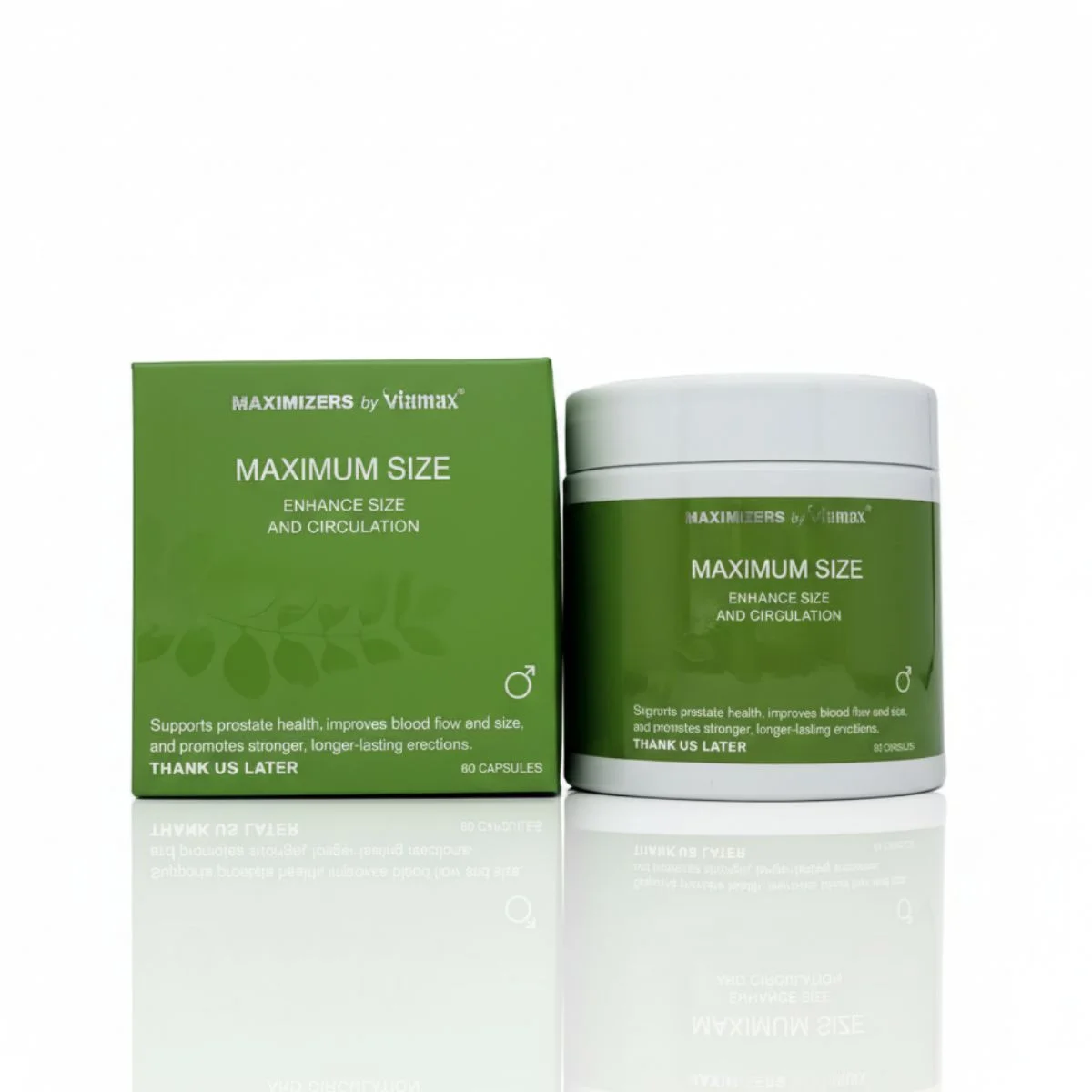 Maximizers by Viamax - Maximum Size - 60 Capsules