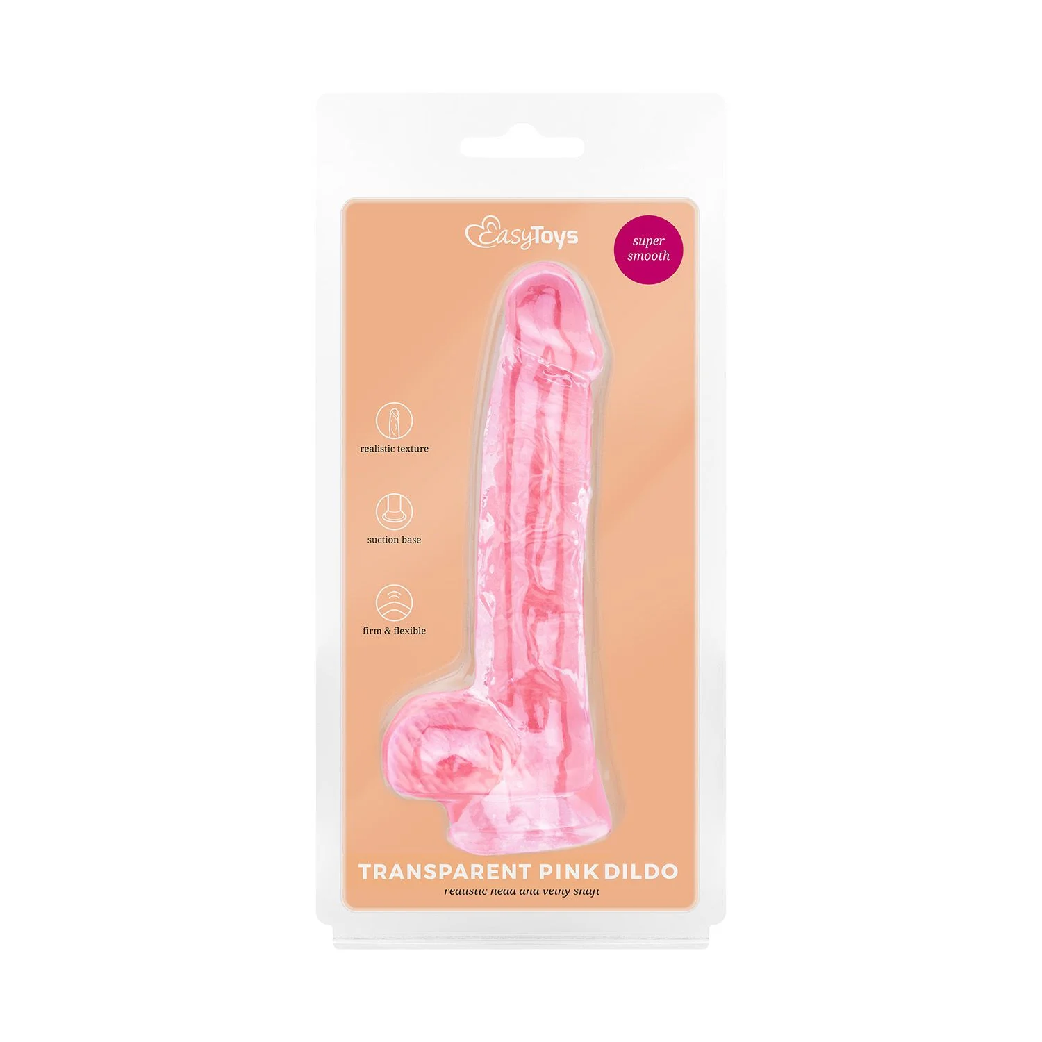 Dildo - Jelly Dildo met Ballen - 13,5 cm