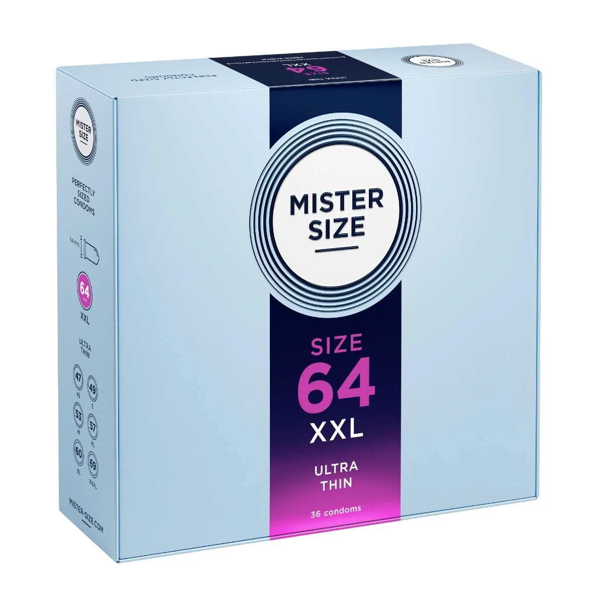 MISTER.SIZE - XXL Ultradunne Condooms - 36 Stuks