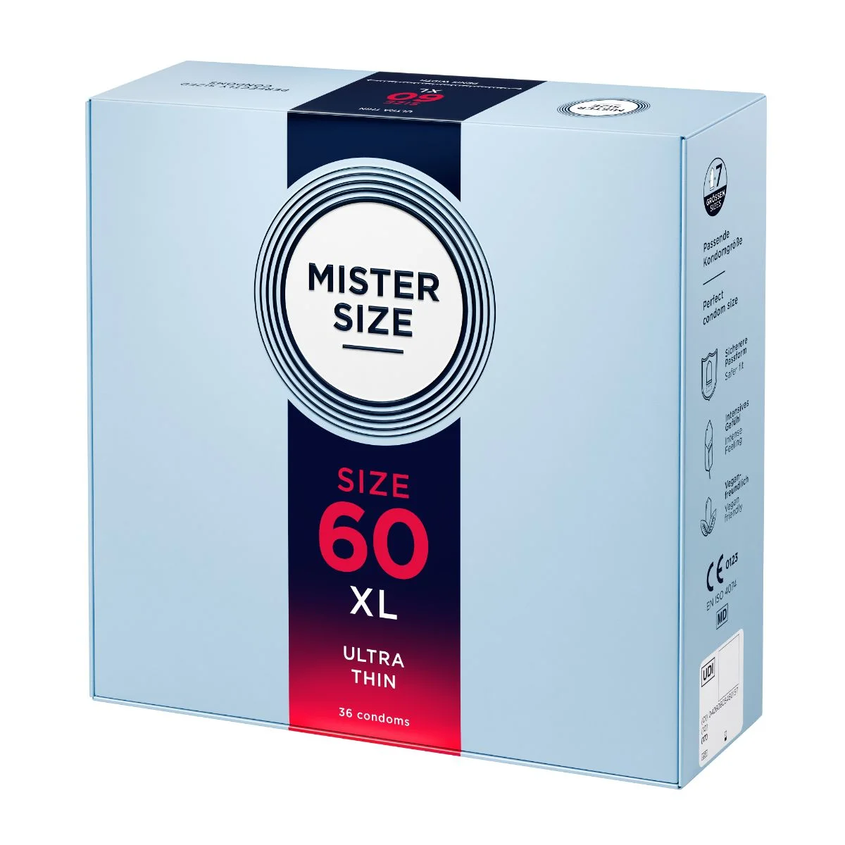 MISTER.SIZE - XL Ultradunne Condooms - 36 Stuks