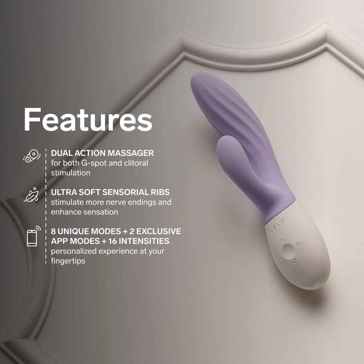 LELO - INA Twist Dual-Action Massager - Aqua