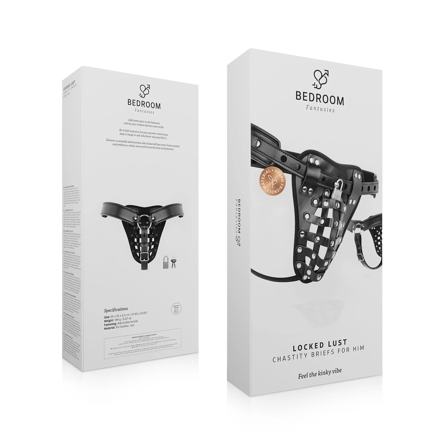 Bedroom Fantasies - Chastity Cage Panty - Zwart