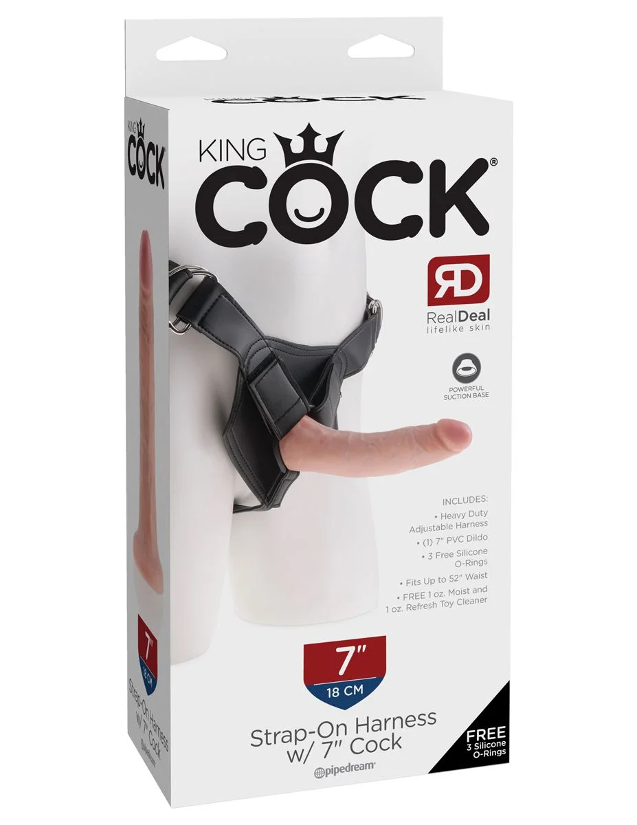 King Cock Strap-on Harnas - 18 cm