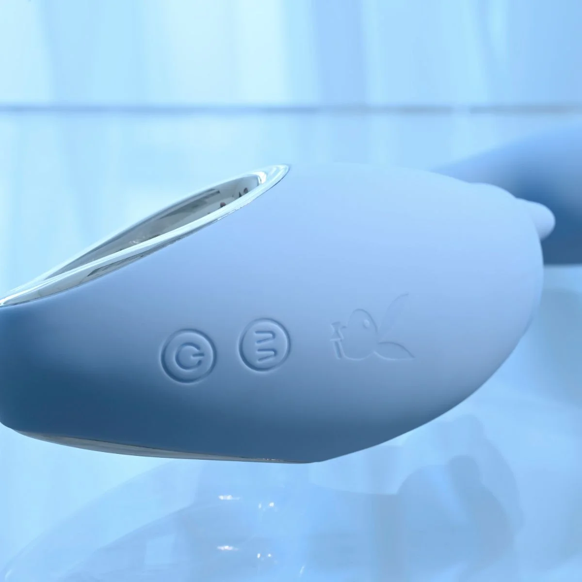 Playboy - Sapphire Dual Vibrator - Sky Blue