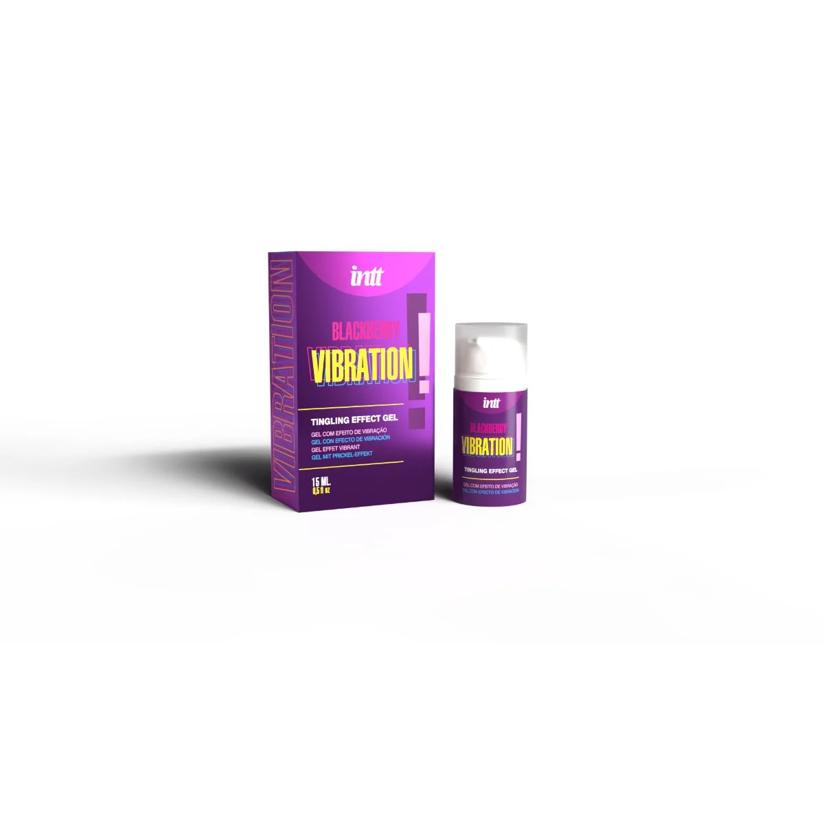 INTT - Vibration Kissable Gel Blackberry Cassis - 15 ml