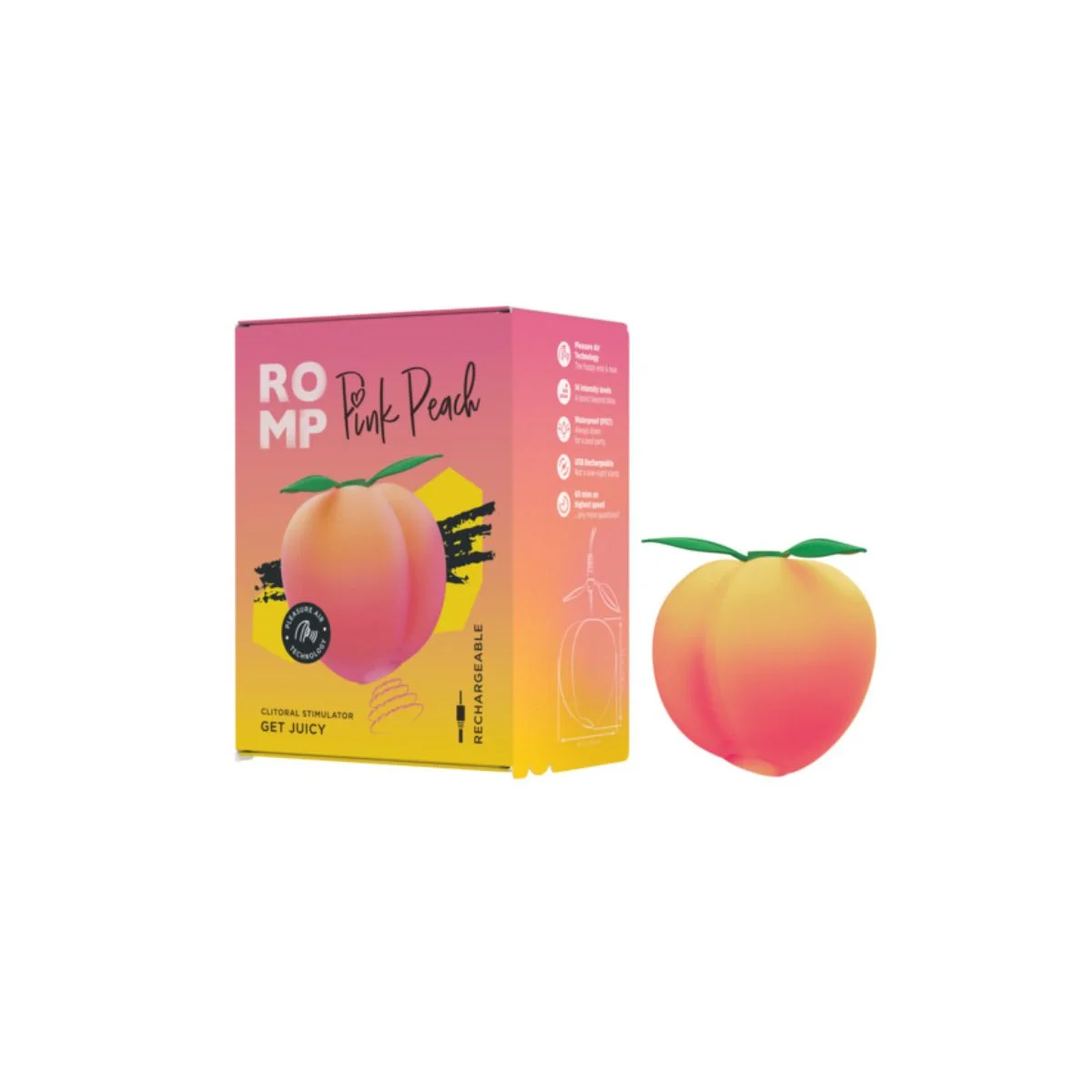 ROMP - Peach Luchtdrukvibrator - Roze