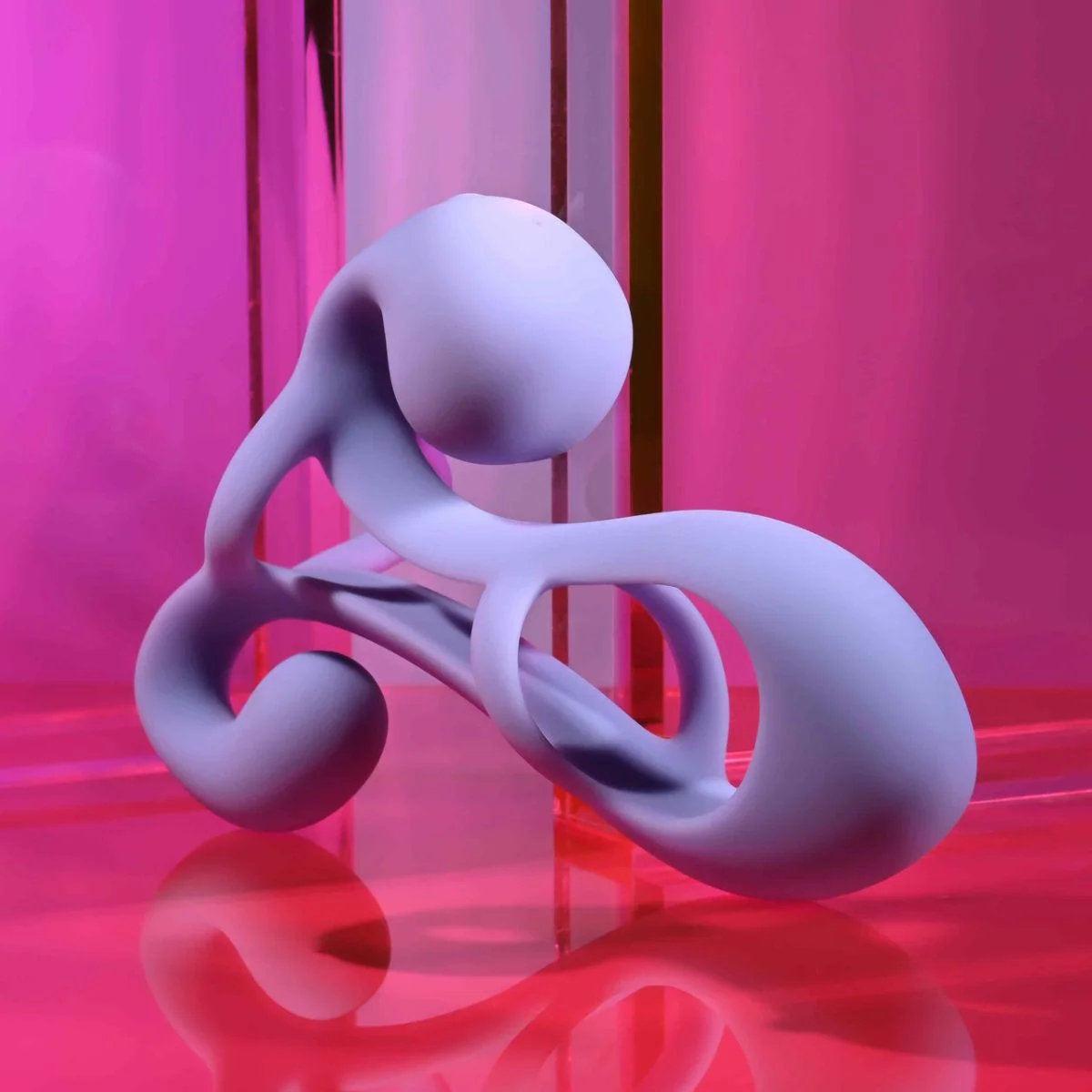 Playboy - Fantasy Cage Wearable Vibrator - Lavender