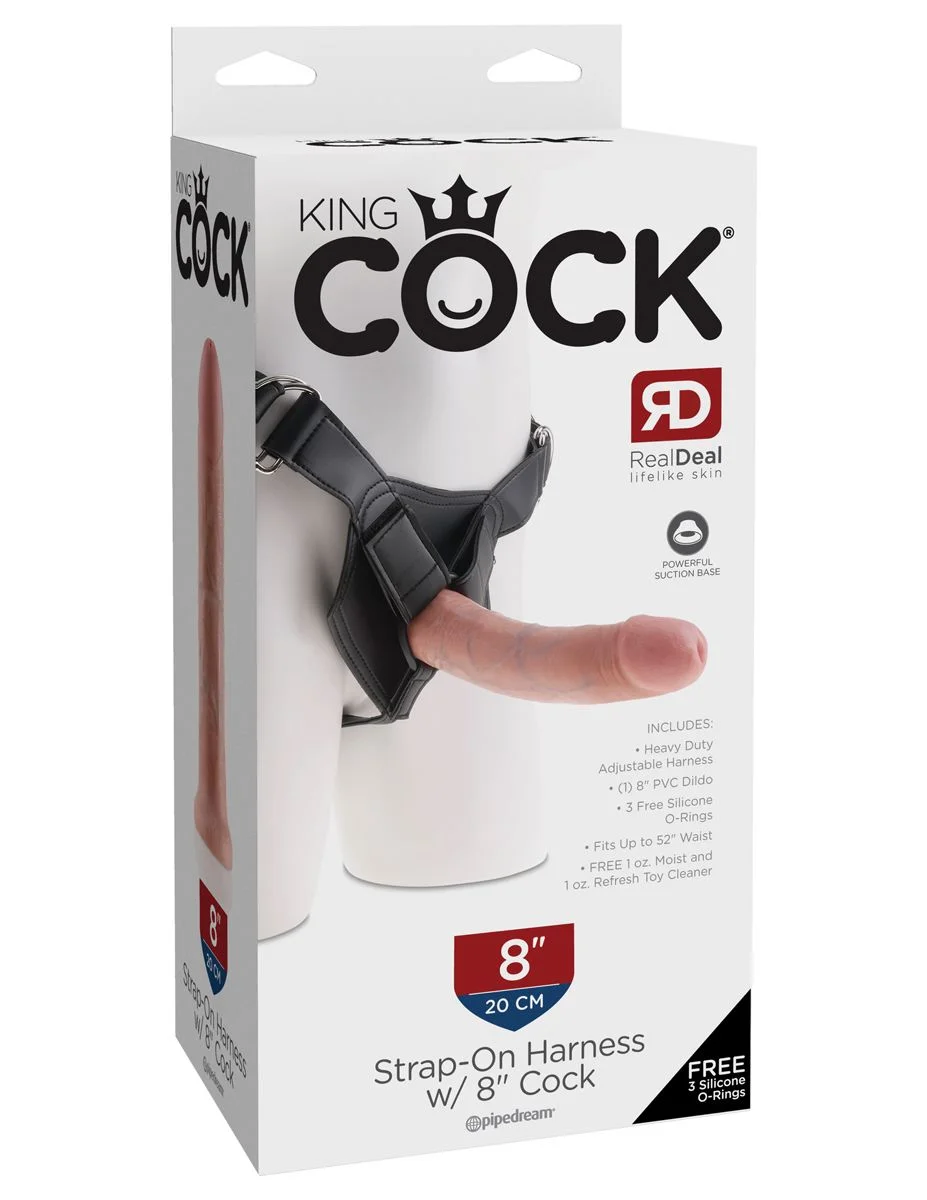 King Cock Strap-on Harnas - 20 cm