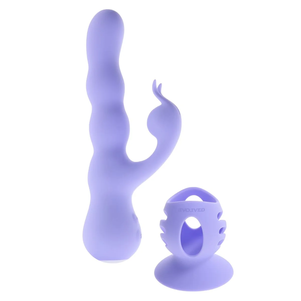 Evolved - Wiggly Bunny Rabbit Vibrator - Paars