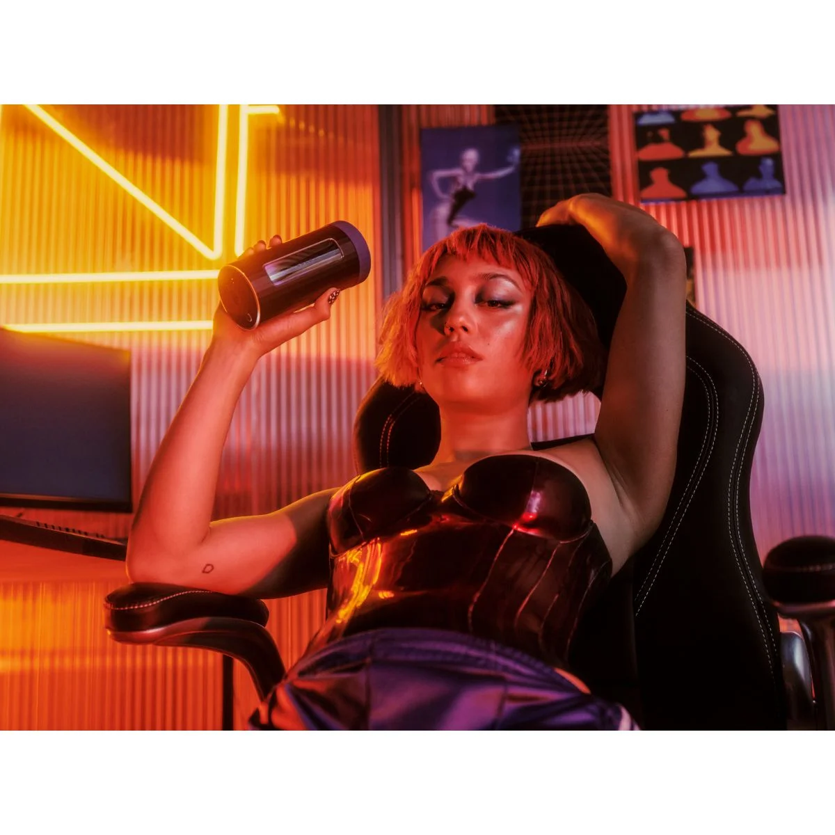 LELO - F1S V3 XL Masturbator - Rood